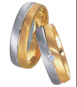 Poroni prstan 015 kombinirano zlato 585 - brilijanti ali  cirkoni