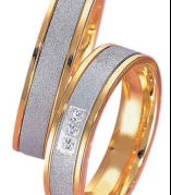 Poroni prstan 017 kombinirano zlato 585 - brilijanti ali  cirkoni