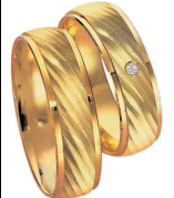 Poroni prstan 003 - rumeno zlato 585 - brilijanti ali cirkoni